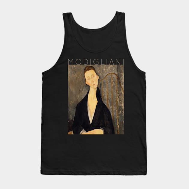 Amedeo Modigliani - Lunia Czechowska à la robe noire Tank Top by TwistedCity